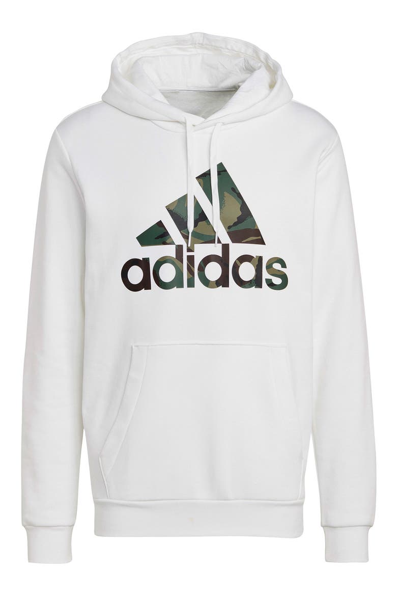 Essentials Hooded Sweatshirt, Main, color, WHITE