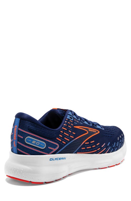 Brooks Glycerin 20 Running Shoe In Orange