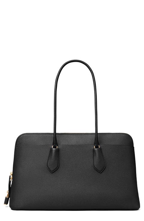 Lock Leather Satchel