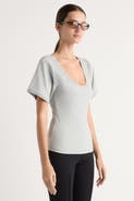 Modern Citizen Renee Sculpted Scoop-Neck Tee