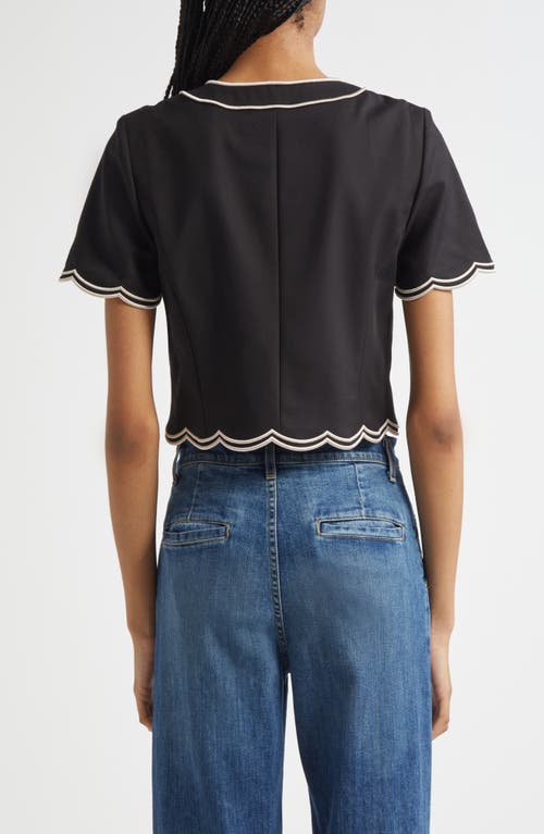 RAMY BROOK RAMY BROOK SANDRA CROP WOVEN SHIRT
