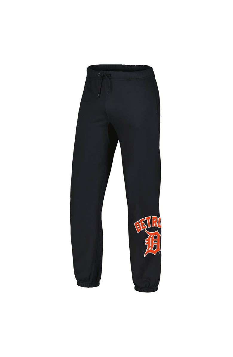 PLEASURES Men's Black Detroit Tigers Opening Day Sweatpants, Alternate, color, 