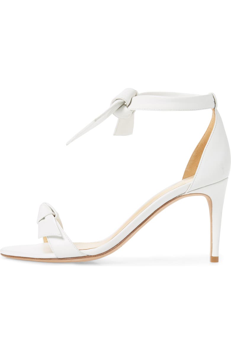 Alexandre Birman Clarita Ankle Tie Sandal, Alternate, color, White
