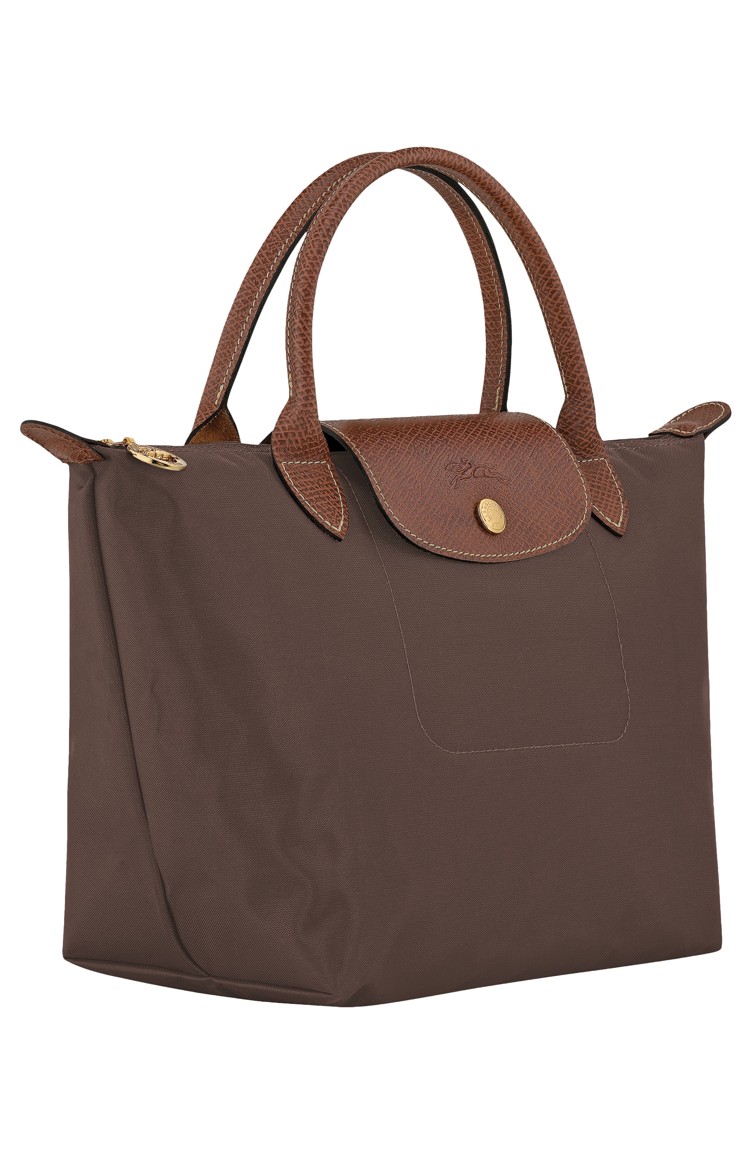Small Le Pliage Recycled Nylon Top Handle Bag, Alternate, color, MOCHA