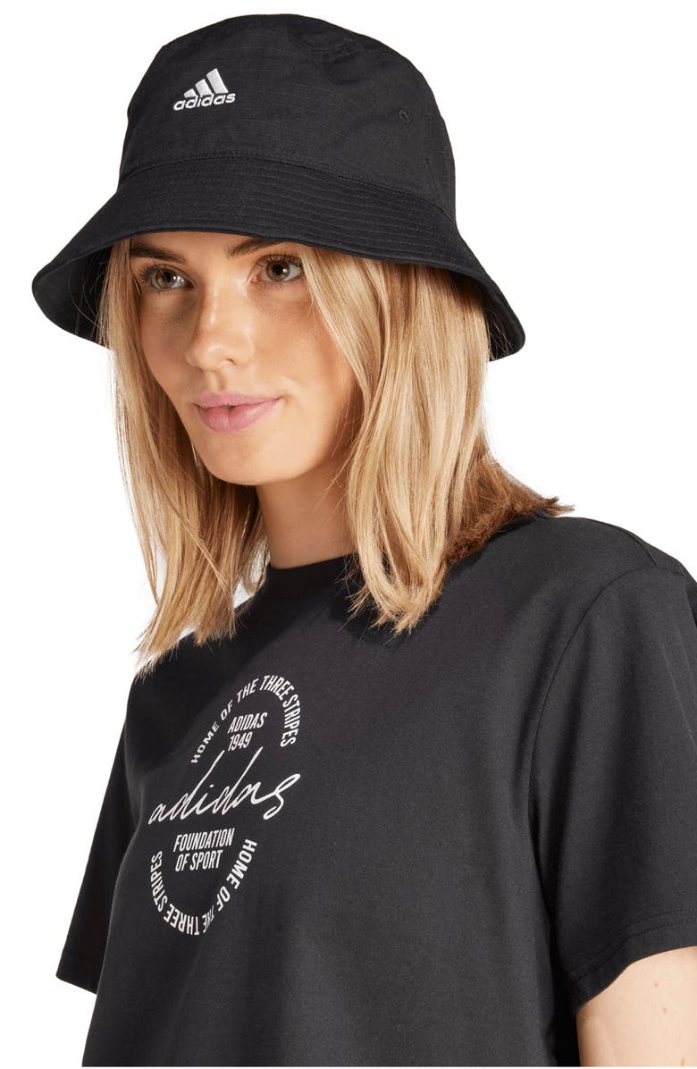 adidas Brand Love Crop Cotton Graphic T-Shirt, Alternate, color, 