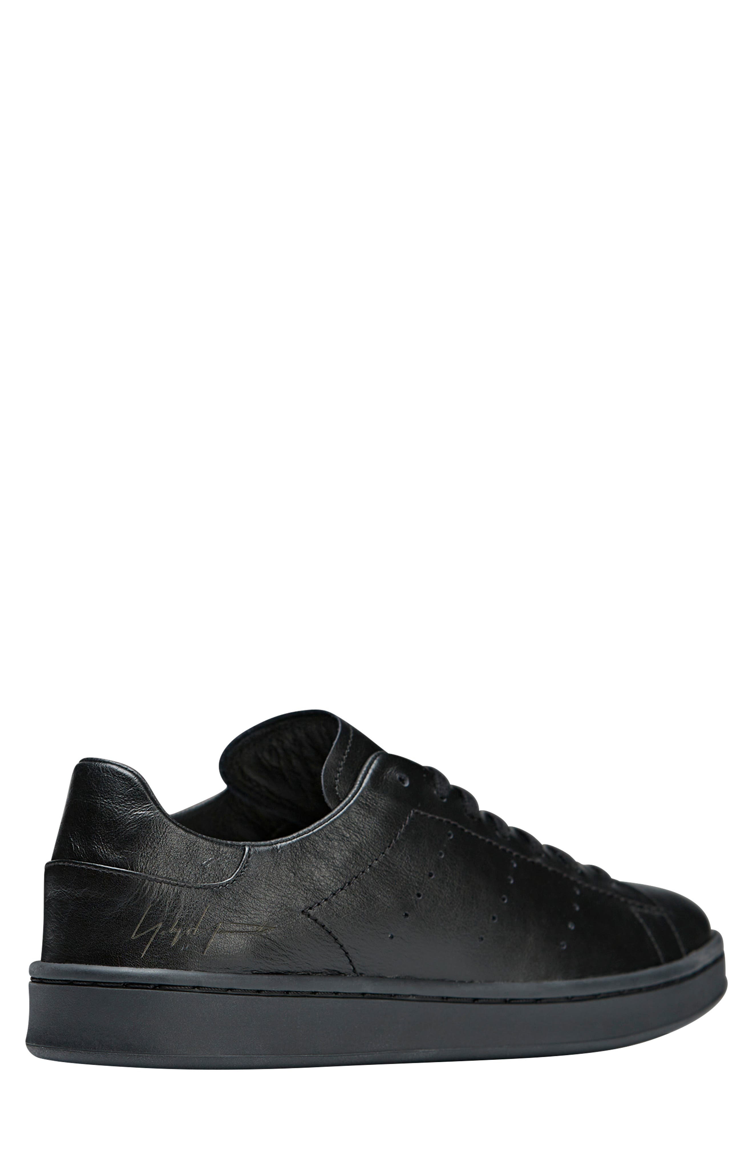 adidas Y-3 Stan Smith Sneaker, Alternate, color, Black/ Black/ Black