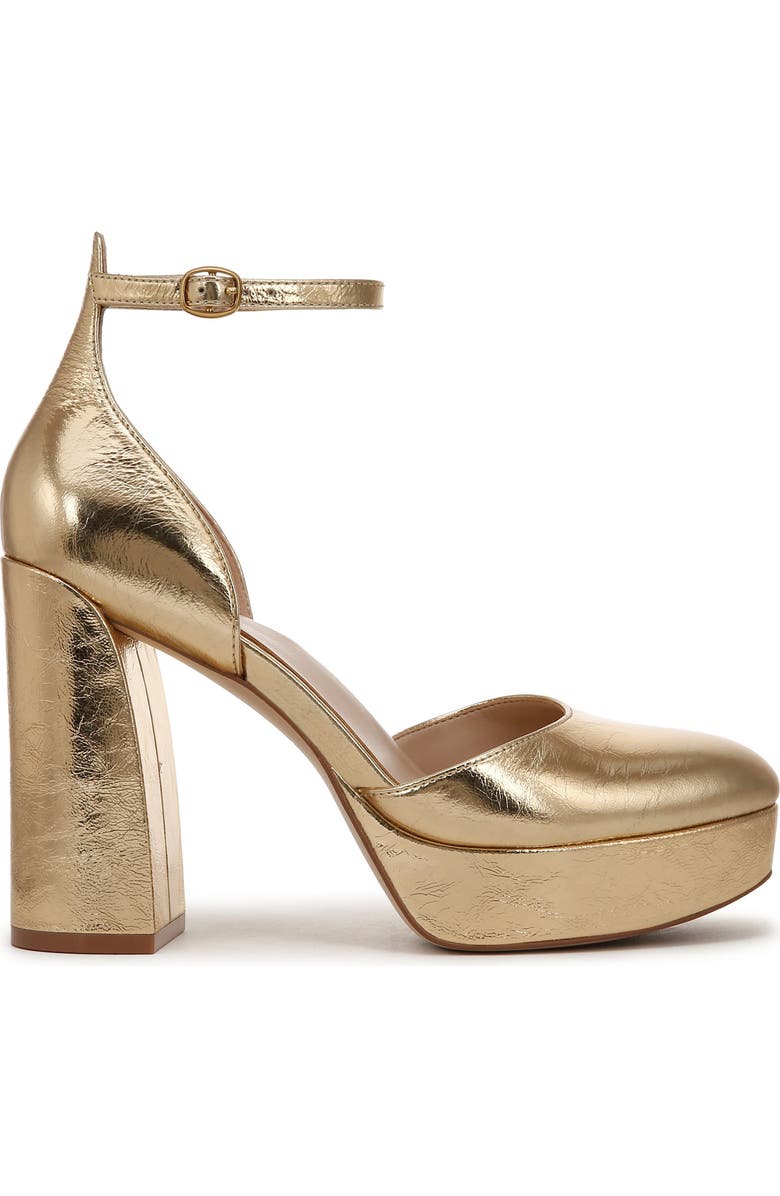 27 EDIT Naturalizer Giovanna Ankle Strap Platform Pump, Alternate, color, Dark Gold