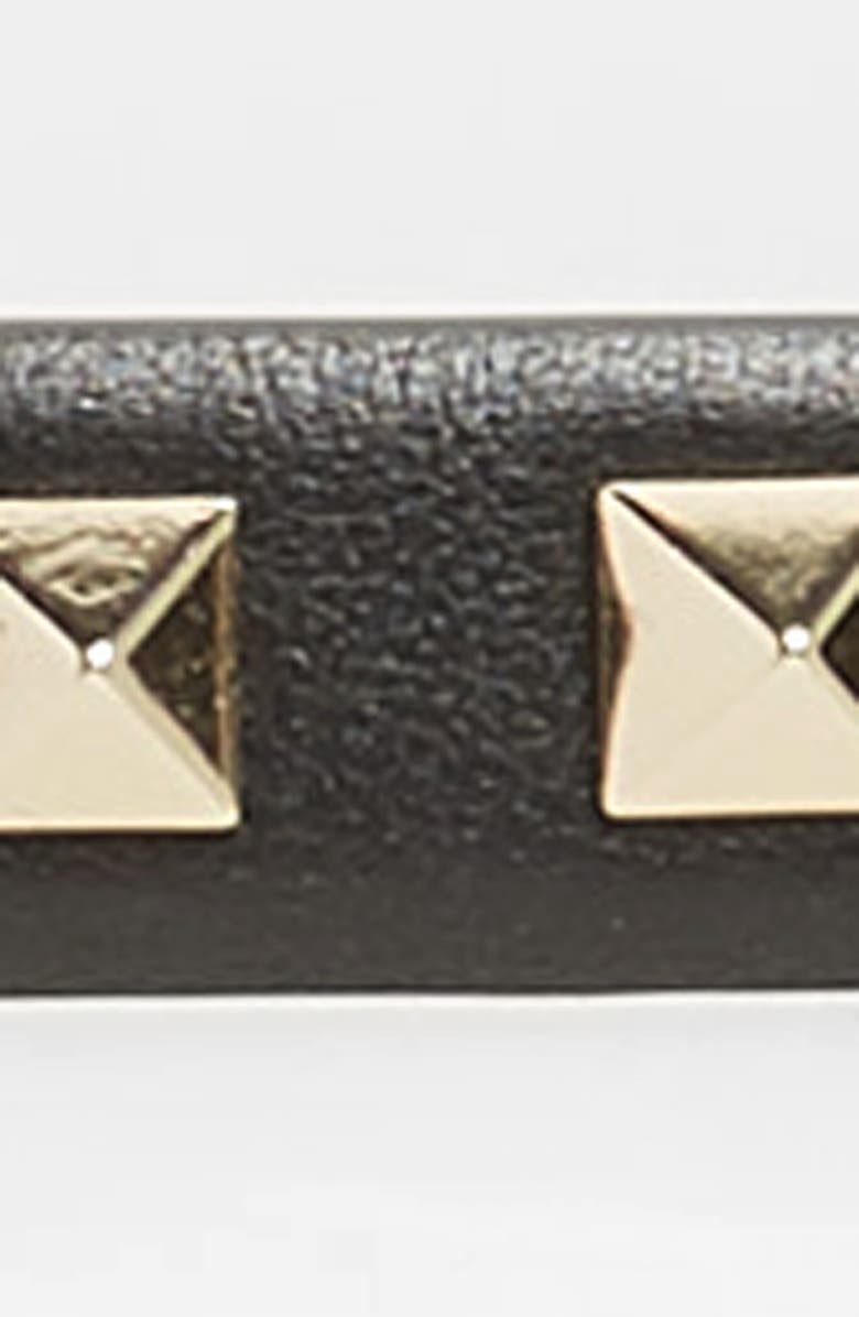Valentino Garavani Rockstud Leather Belt, Alternate, color,