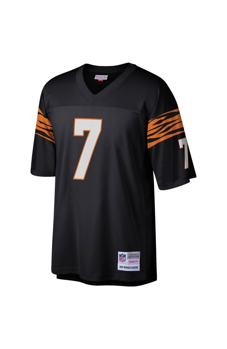 Mitchell & Ness Men's Mitchell & Ness Boomer Esiason Black Cincinnati Bengals Legacy Replica Jersey, Alternate, color, Black