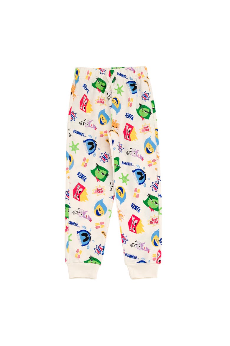 Inside Out Zip-Up 2-Piece Hoodie and Pants Set, Alternate, color, Ivory Inside Out