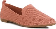 LONDON RAG Akili Textured Knit Pointed Toe Flat