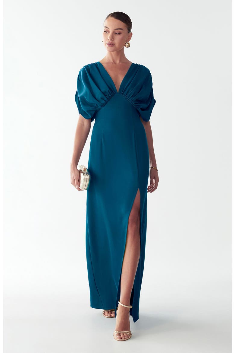 Laila Dress, Alternate, color, Teal