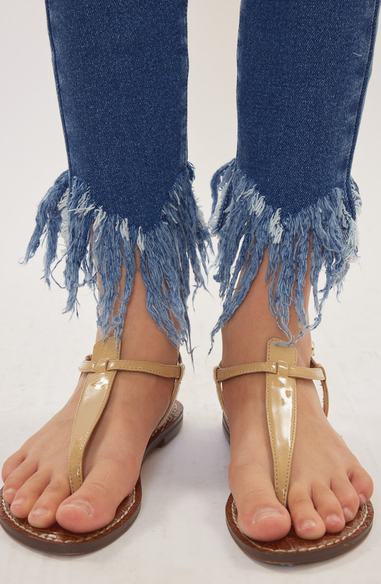 KanCan Junnie High Rise Ankle Skinny Jeans, Alternate, color, Dark Wash