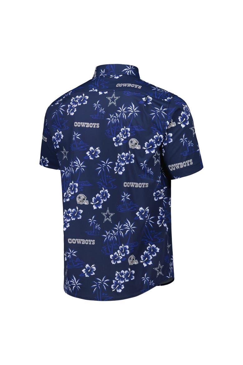 Men's Reyn Spooner Navy Dallas Cowboys Kekai Button-Up Shirt, Alternate, color, Navy