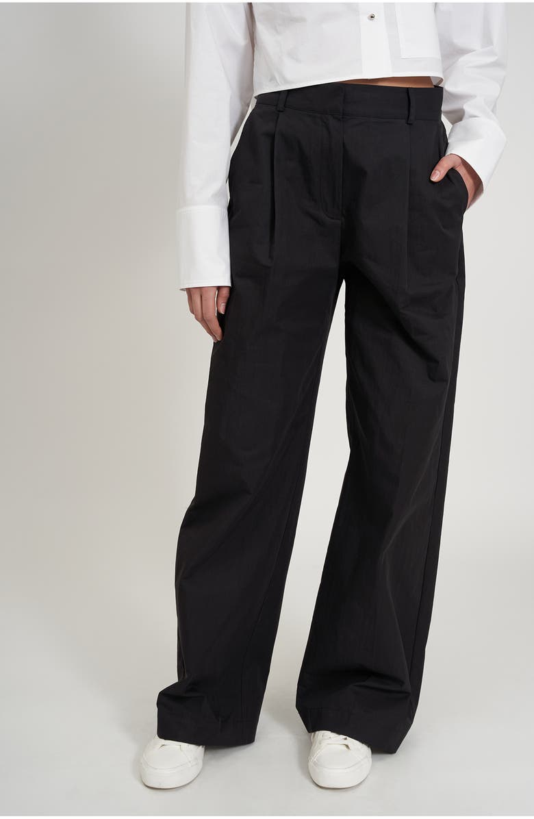 Rebecca Minkoff Layne Crop Button-Up Shirt, Alternate, color,