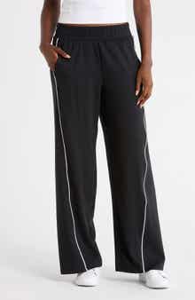 YOGALICIOUS Luxe Contrast Piping Wide Leg Pants