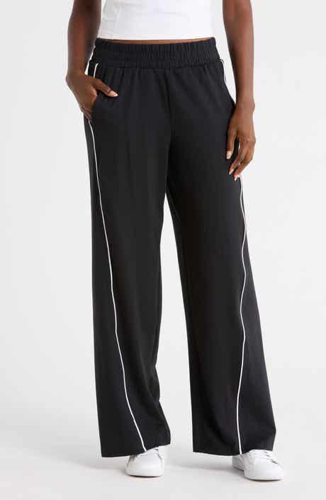 YOGALICIOUS Luxe Contrast Piping Wide Leg Pants