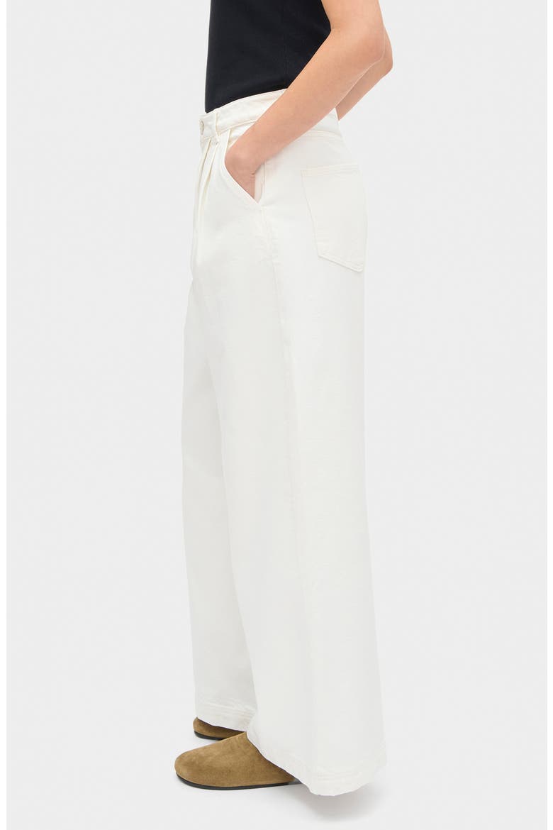 Lainey Pleated Jeans, Alternate, color, ECRU