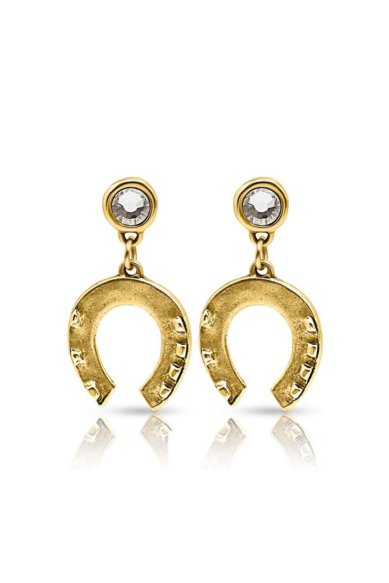 Wilder Earrings, Alternate, color, Gold
