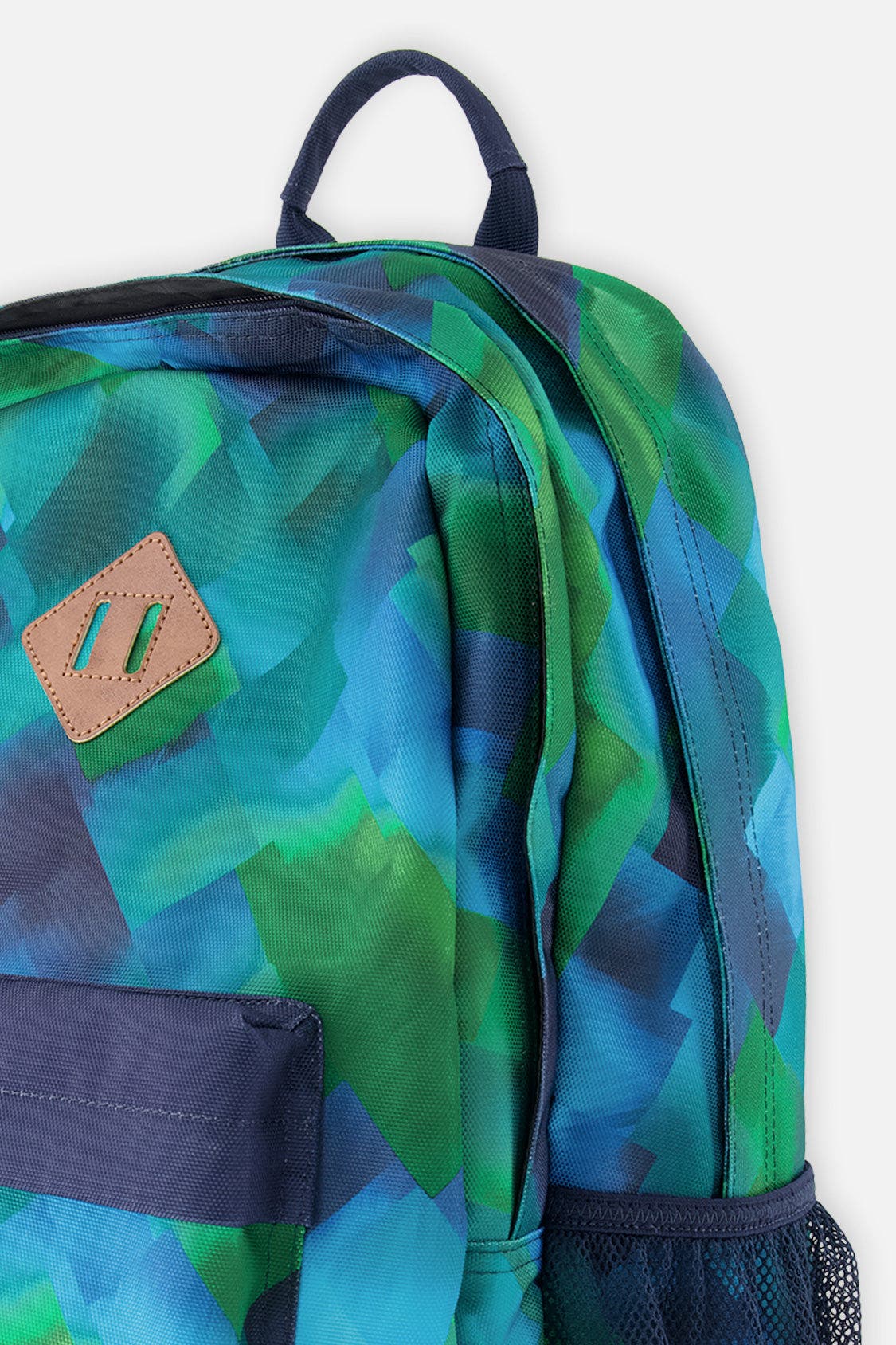 Backpack, Alternate, color, Blue Diamond Print