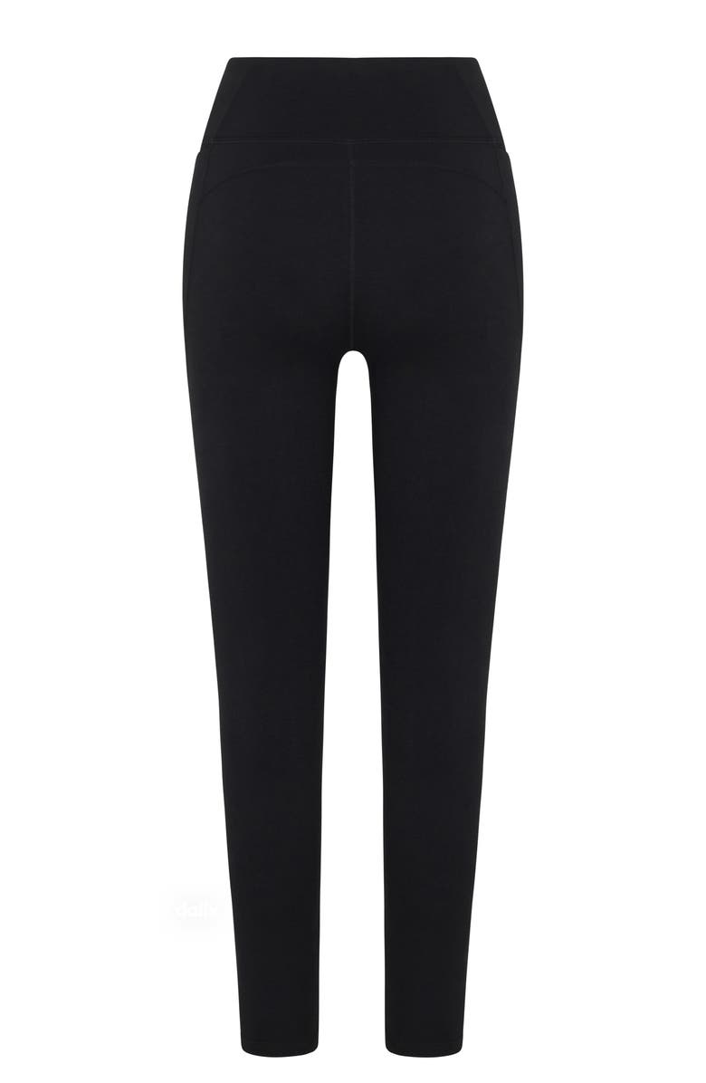 Dalix Womens Ghost Comfort Stretch Leggings, Alternate, color, Black