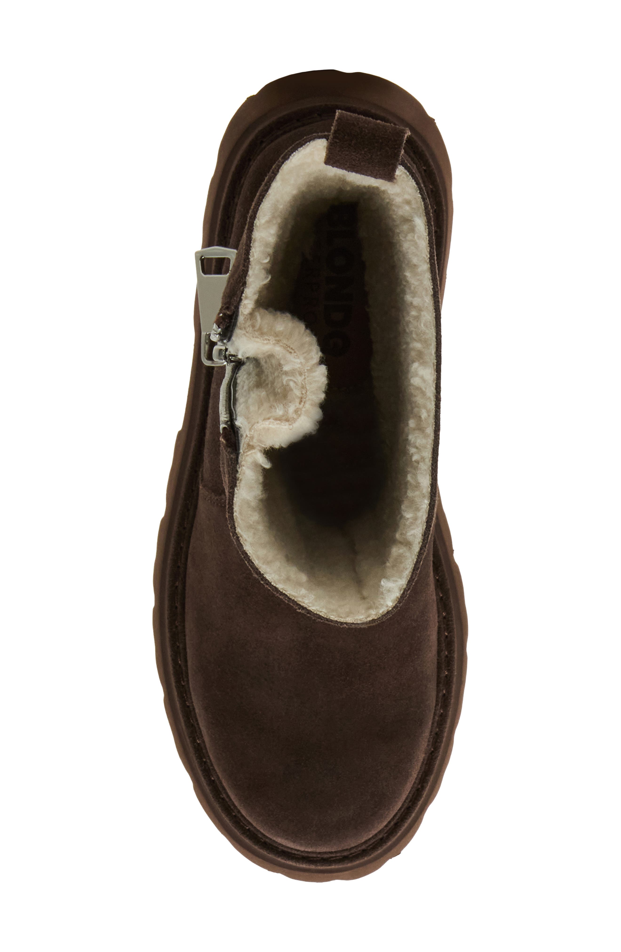Blondo Burnout Waterproof Boot, Alternate, color, Java Suede