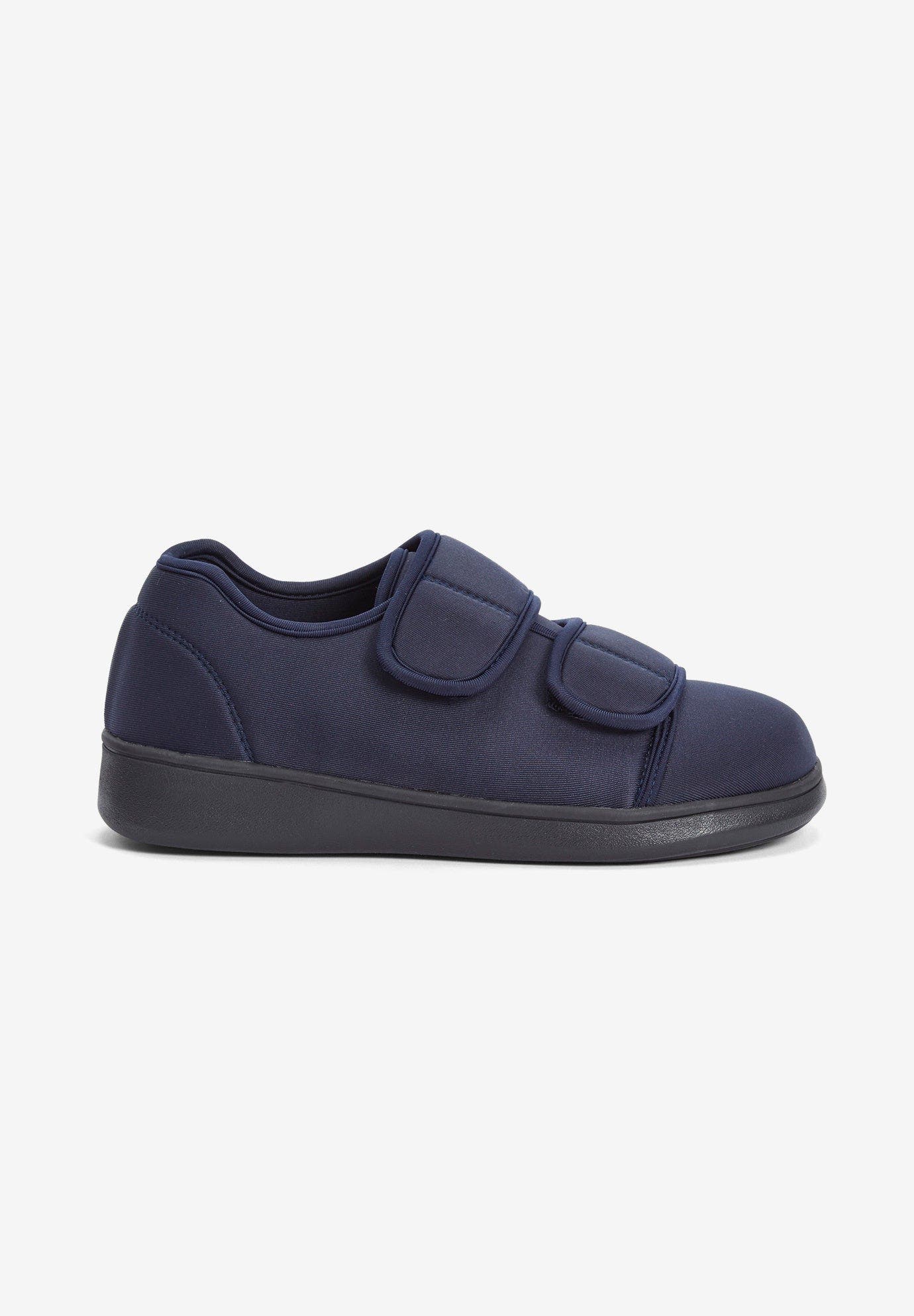 The Extra Wide Microbacterial Walking Shoe, Alternate, color, NAVY