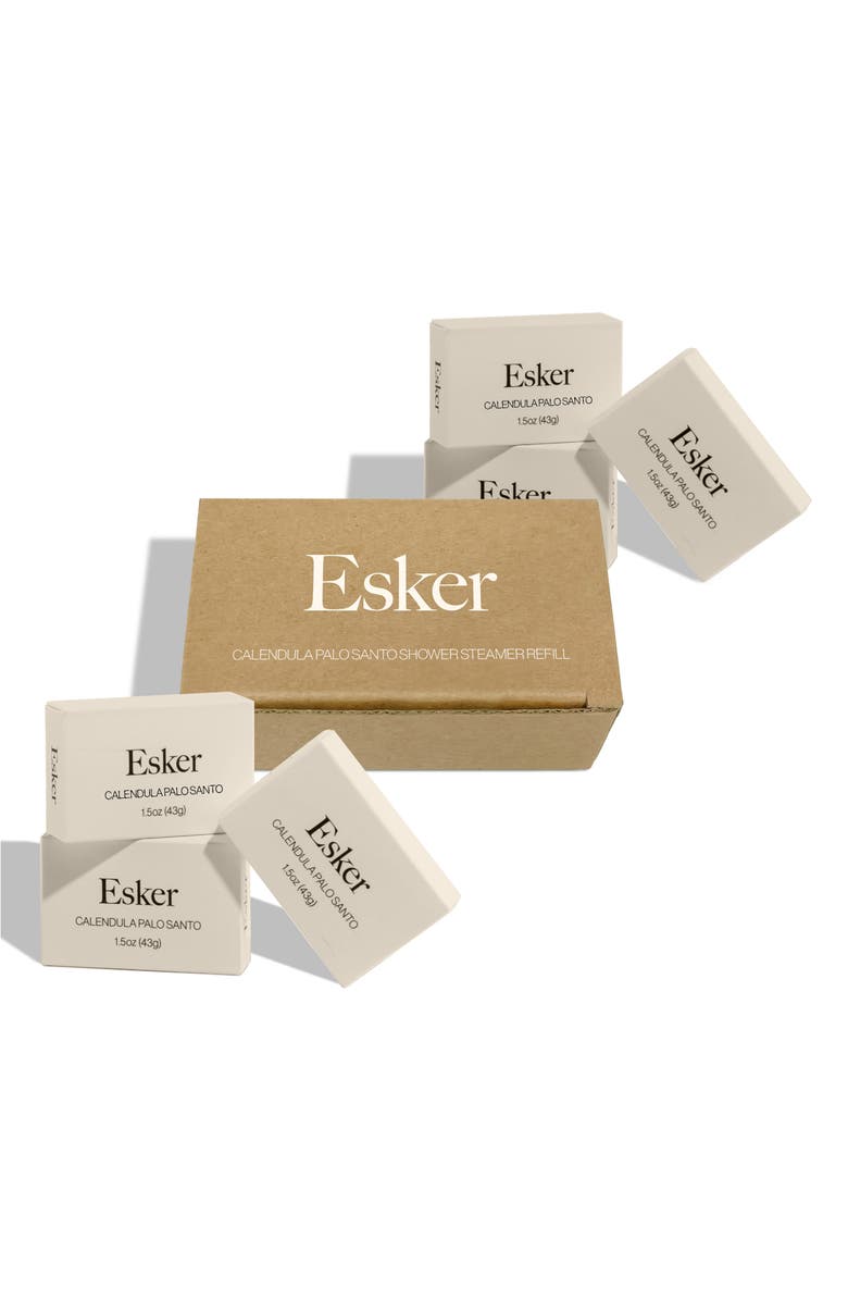 ESKER Aromatic Shower Steamer Refills in Calendula Palo Santo, Main, color, 