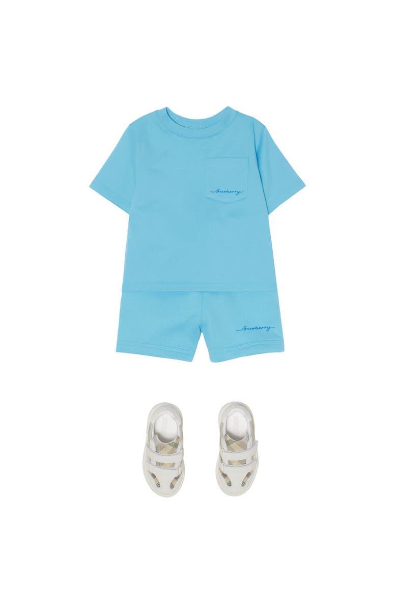 Burberry Cotton T-shirt, Alternate, color, Lizard