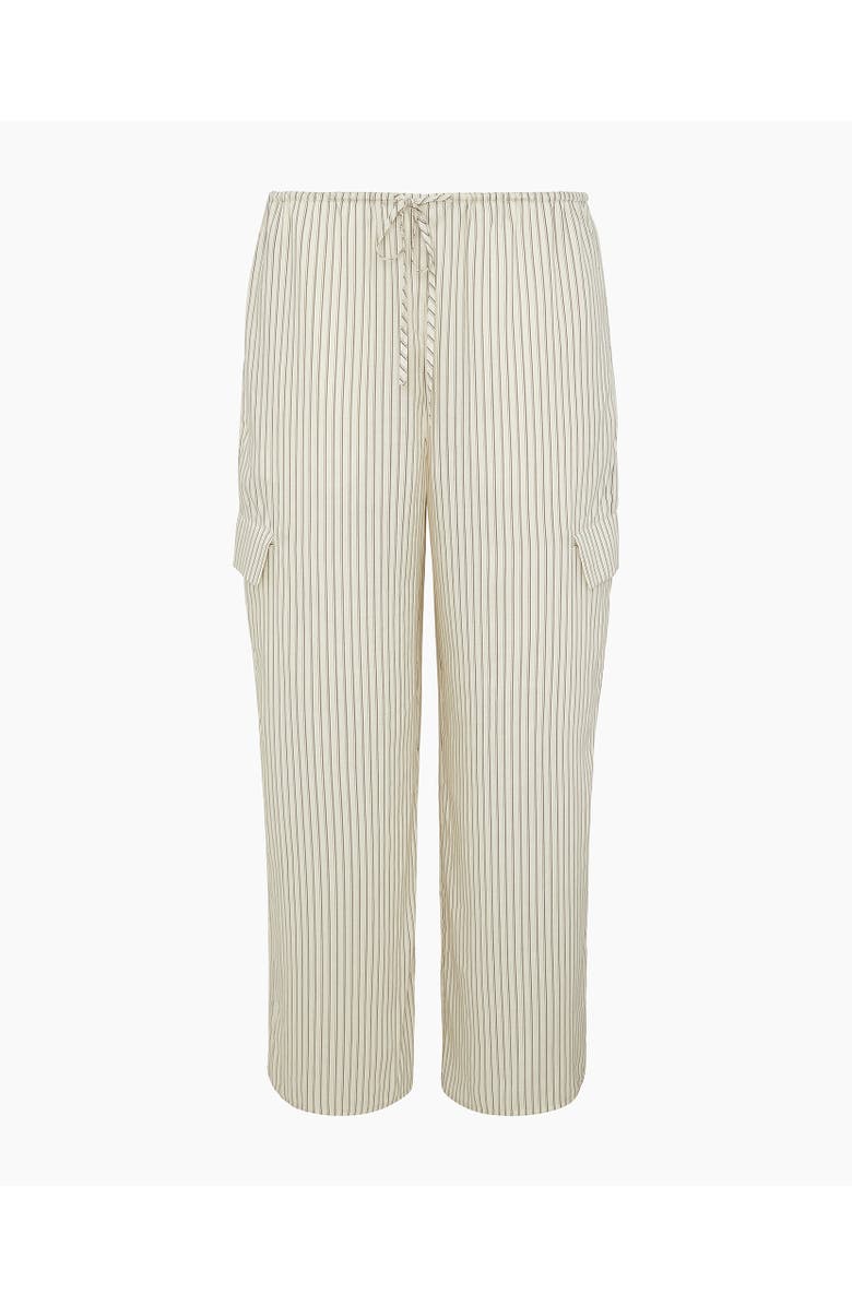 Onia Cargo Pant, Alternate, color, Cream/Black
