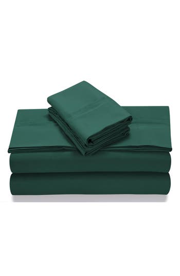 Azores Home 110 Gsm Extra Deep Pocket Sheet Set In Teal