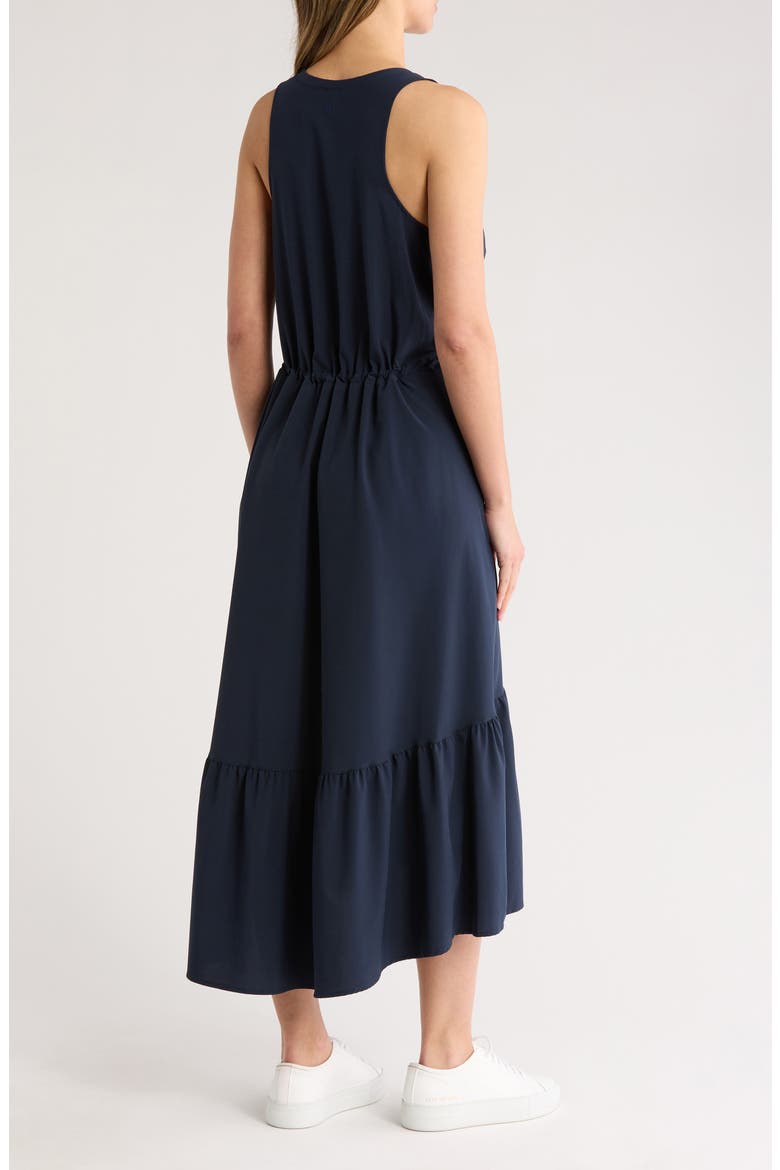 Pursuit Tiered Midi Dress, Alternate, color, NAVY SAPPHIRE