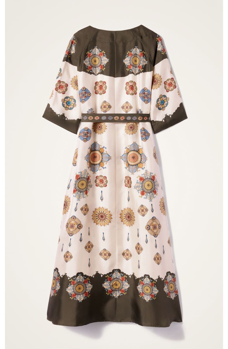 La DoubleJ Muumuu Dress Round Neck Placée, Alternate, color, Nucleus Placée Off White