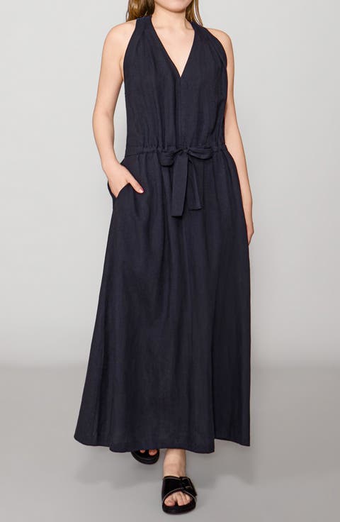 Racerback Halter Maxi Dress