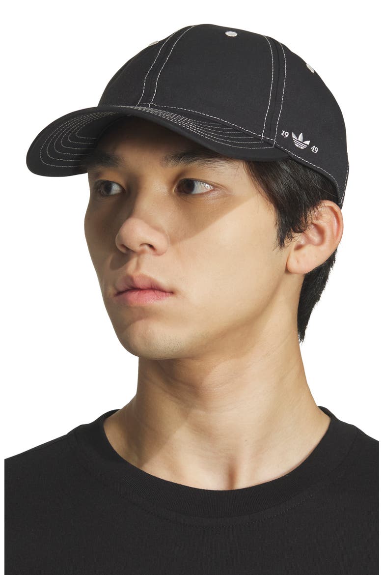 Stealth Strap Back Baseball Cap, Alternate, color, BLACK/ OFF WHITE