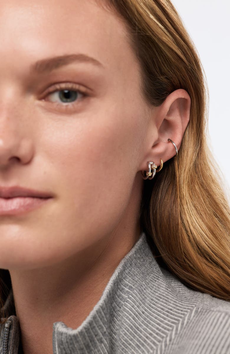 Ana Luisa Silver Earrings - Cyrus Double, Alternate, color, Silver