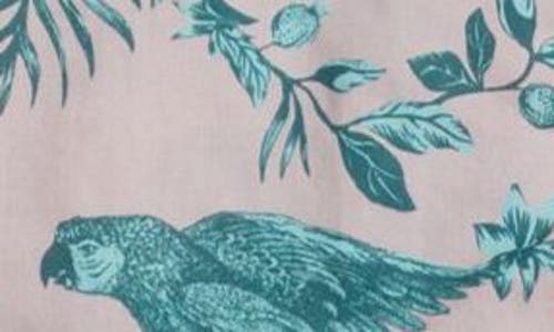 Desmond & Dempsey Print Cotton Short Pajamas In Pink/green