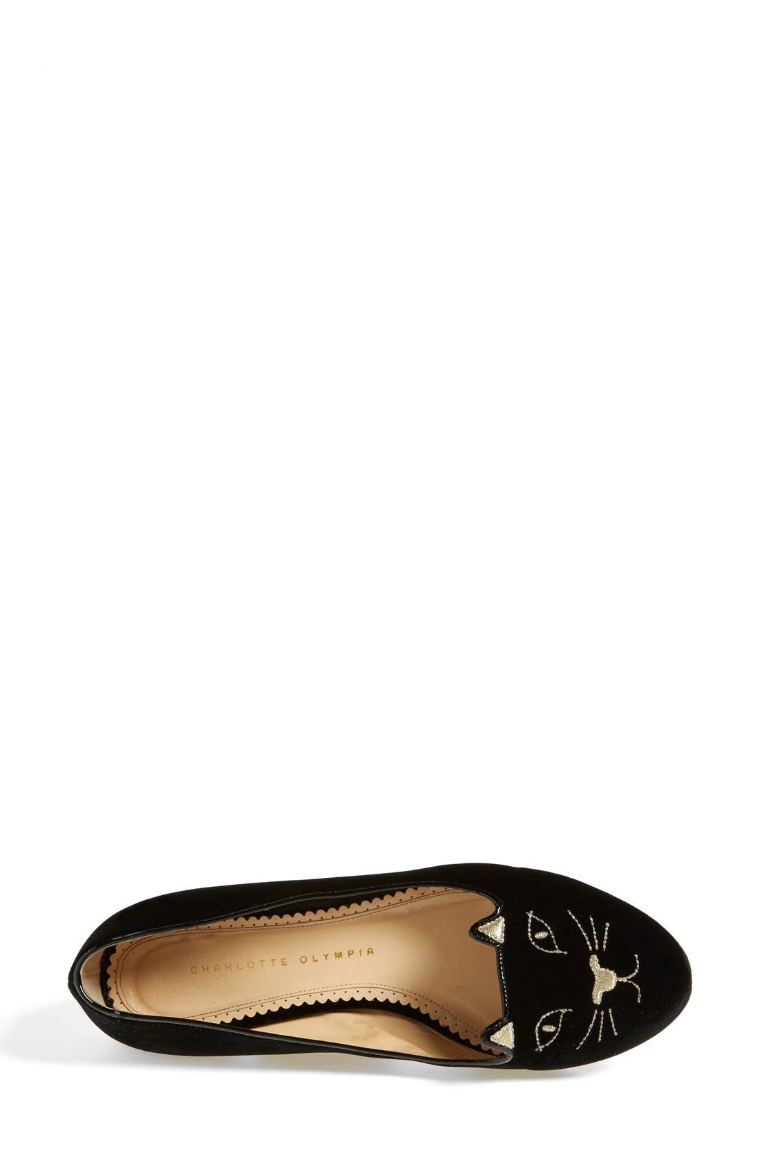 Charlotte Olympia 'Kitty' Flat, Alternate, color, 