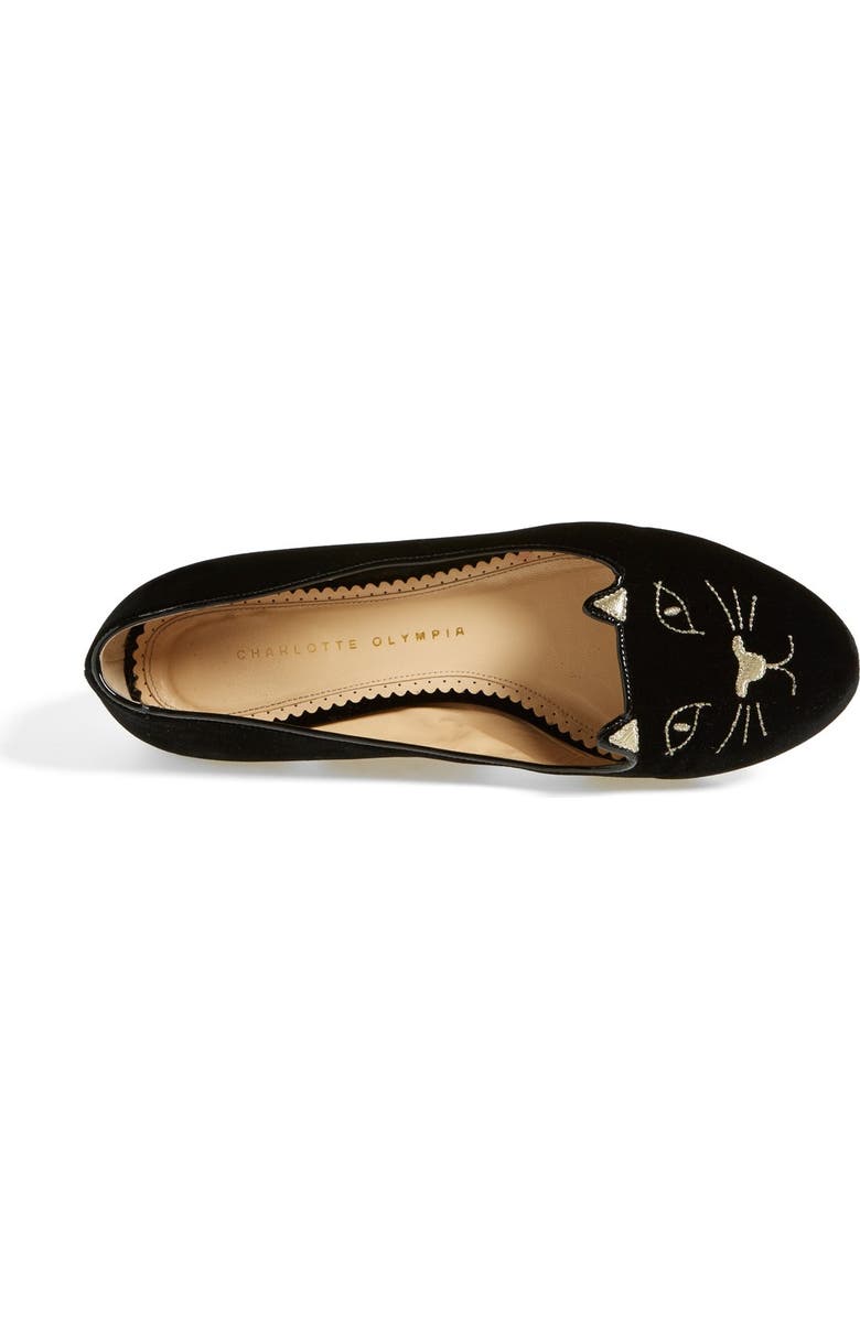 Charlotte Olympia 'Kitty' Flat, Alternate, color,