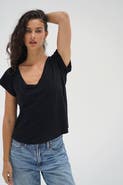 LNA Kaden Cotton V Neck