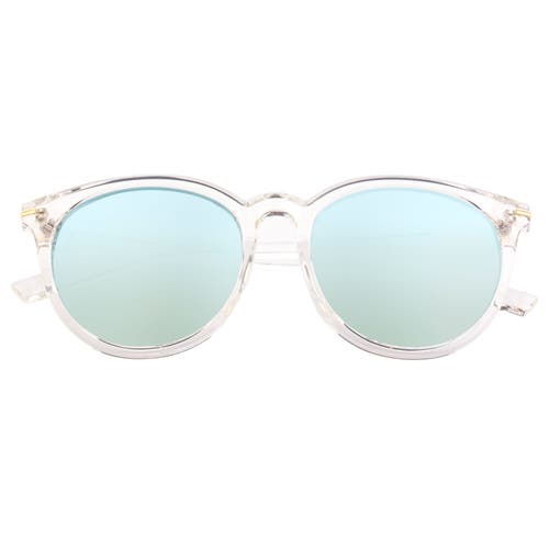 Sixty One Palawan Polarized Sunglasses In Clear/silver