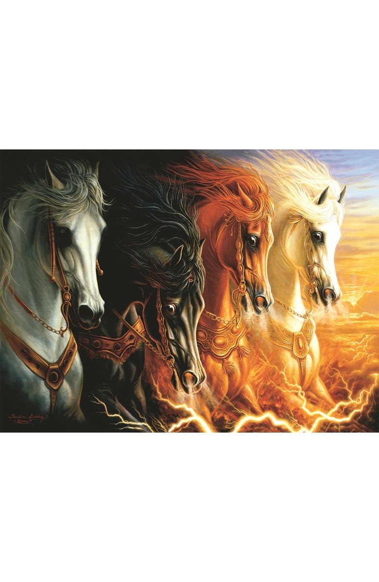 Sunsout Four Horses of the Apocalypse 1000 piece Jigsaw Puzzle for Adults, Alternate, color, Multicolor