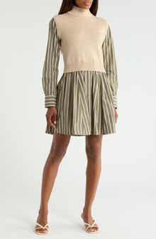Cressida Mixed Media Dress