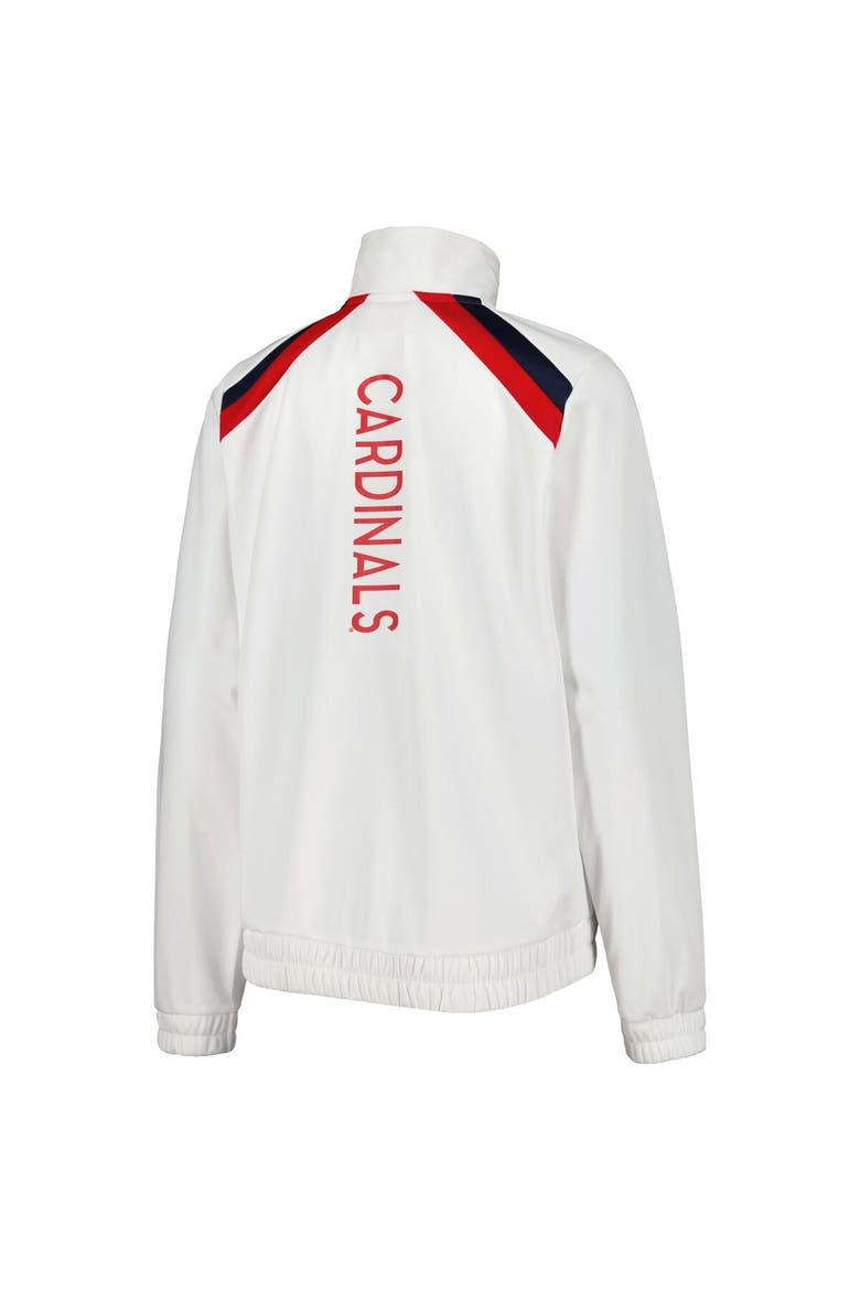 Women's G-III 4Her by Carl Banks White St. Louis Cardinals Red Flag Full-Zip Track Jacket, Alternate, color, White