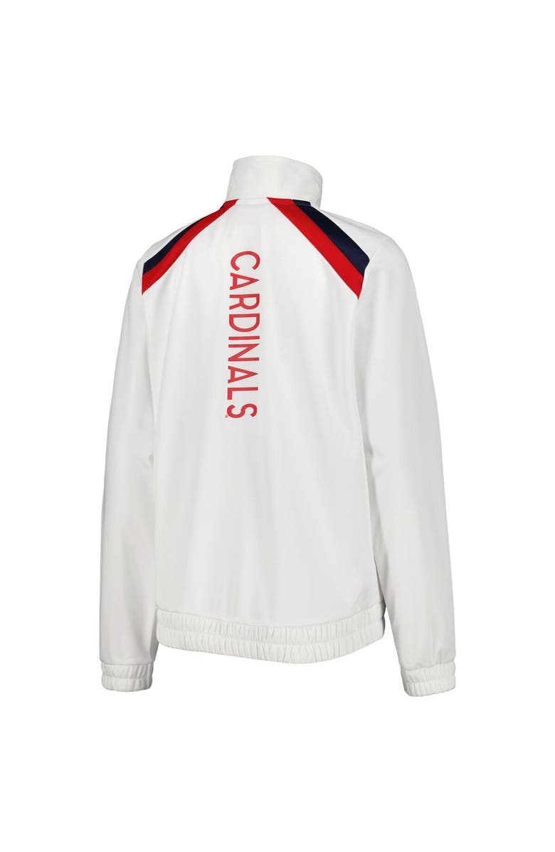 G-III 4HER BY CARL BANKS Women's G-III 4Her by Carl Banks White St. Louis Cardinals Red Flag Full-Zip Track Jacket, Alternate, color, White