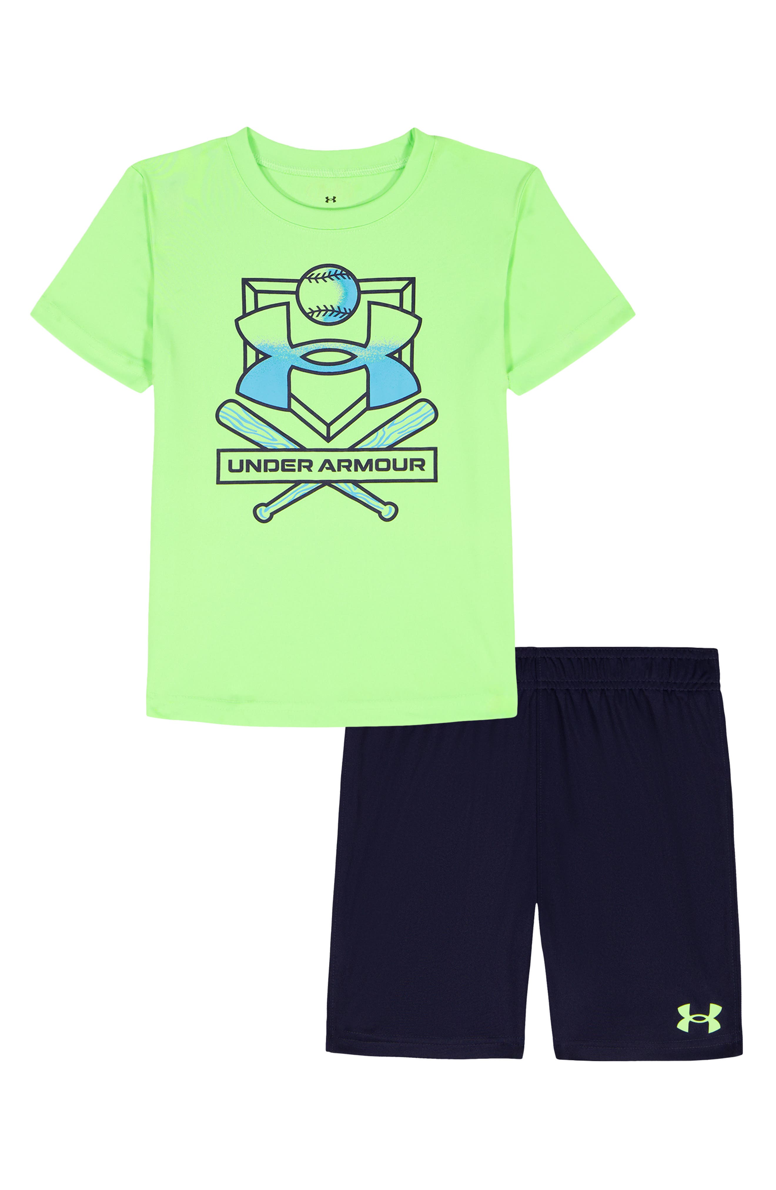 Under Armour Kids' Tech Baseball Graphic T-Shirt & Shorts Set