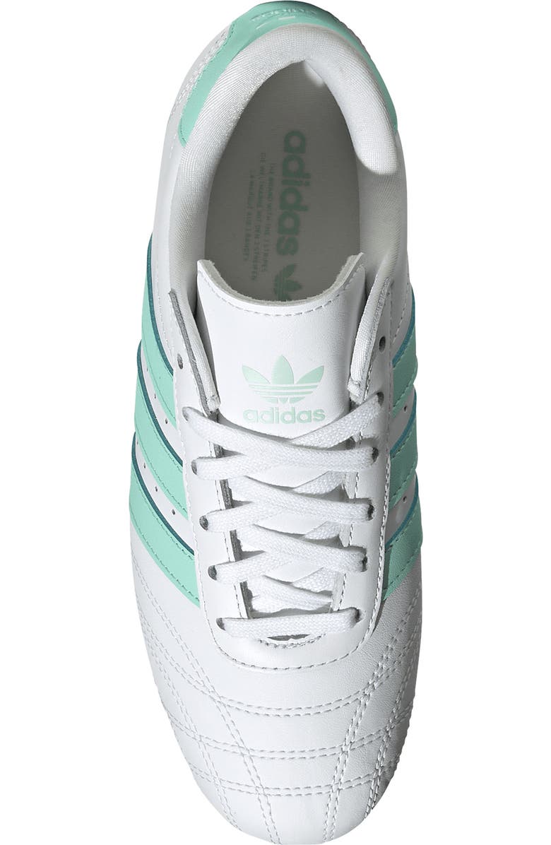 adidas Kids' Taekwondo Sneaker, Alternate, color, White/ Clear Mint/ Gum