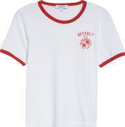 【 】★CREST RINGER TSHIRT★正規品★ Sporty & Rich Crest Cotton Ringer T-Shirt | Nordstrom
