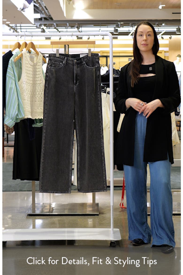 Featherweight Logan High Waist Wide Leg Jeans video