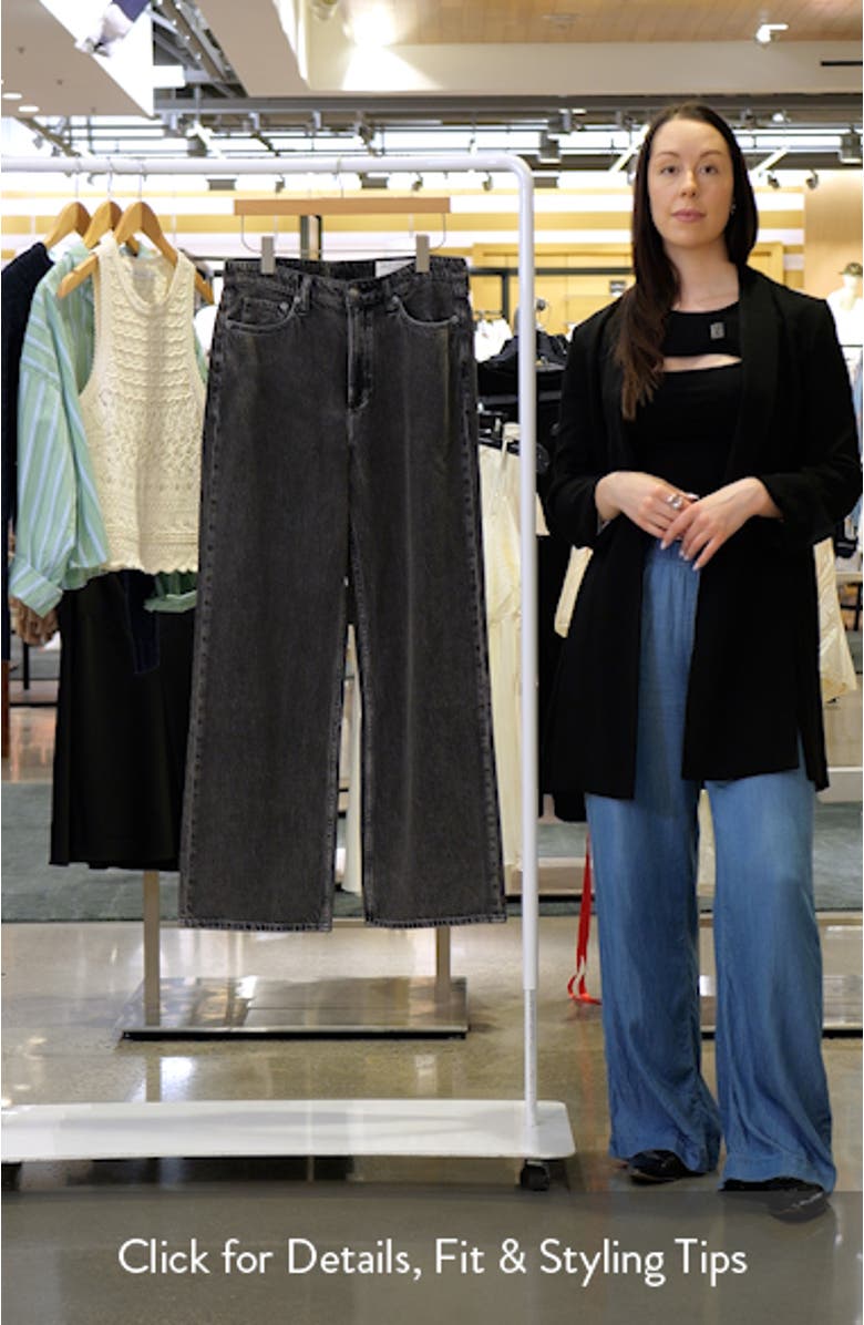 Featherweight Logan High Waist Wide Leg Jeans, sales video thumbnail